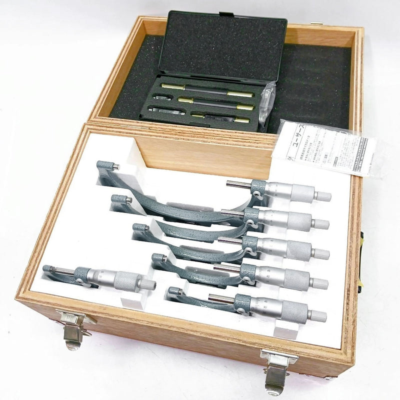 Bộ 6 cây Panme đo ngoài Mitutoyo Mã số 103-913-40, đáp ứng dãy đo từ 0 - 150mm