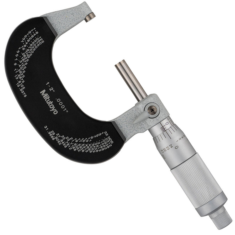 Panme đo ngoài cơ bản Mitutoyo Series 102 - Standard Analog Micrometer