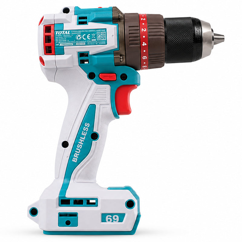 Máy khoan búa Total TIDLI426981 dùng Pin 42V, đầu kẹp 13mm