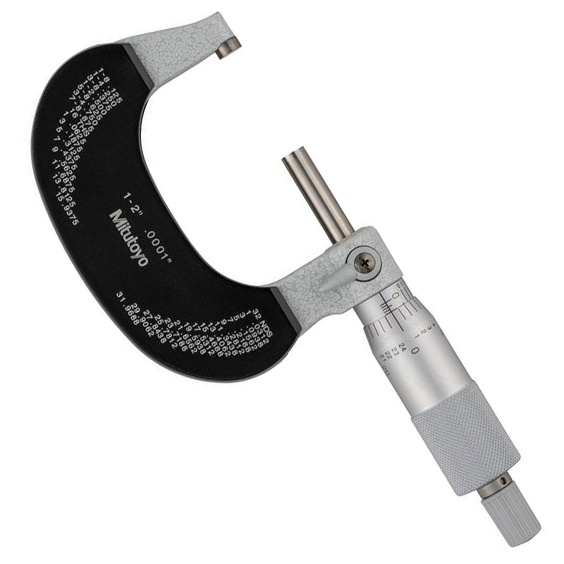 Panme đo ngoài cơ bản Mitutoyo Series 102 - Standard Analog Micrometer