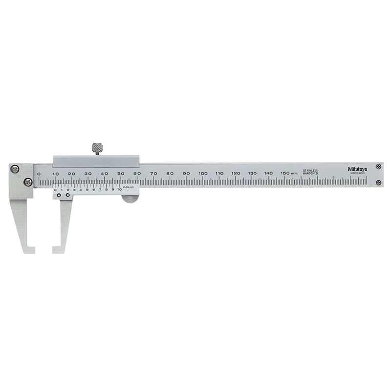 Thước kẹp cơ Mitutoyo Series 536 Neck Caliper, hàm kẹp cổ chai Neck Jaw, mũi vuông