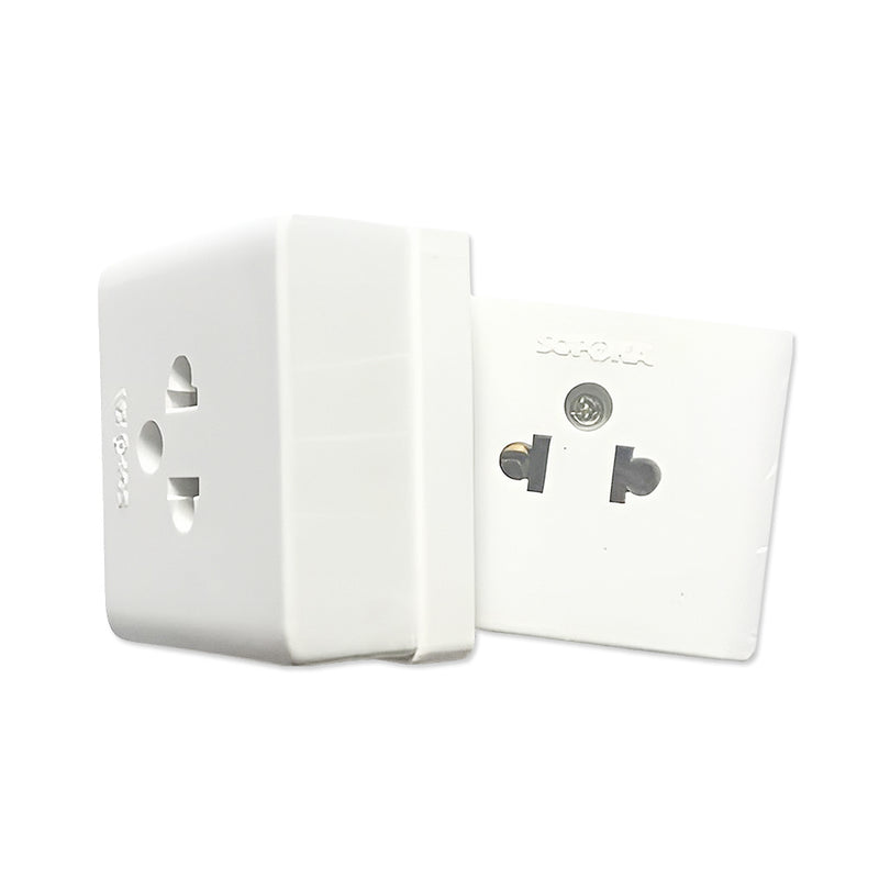 Ổ cắm điện 10A SOPOKA E17 chuyên dụng cho hệ thống điện lắp nổi