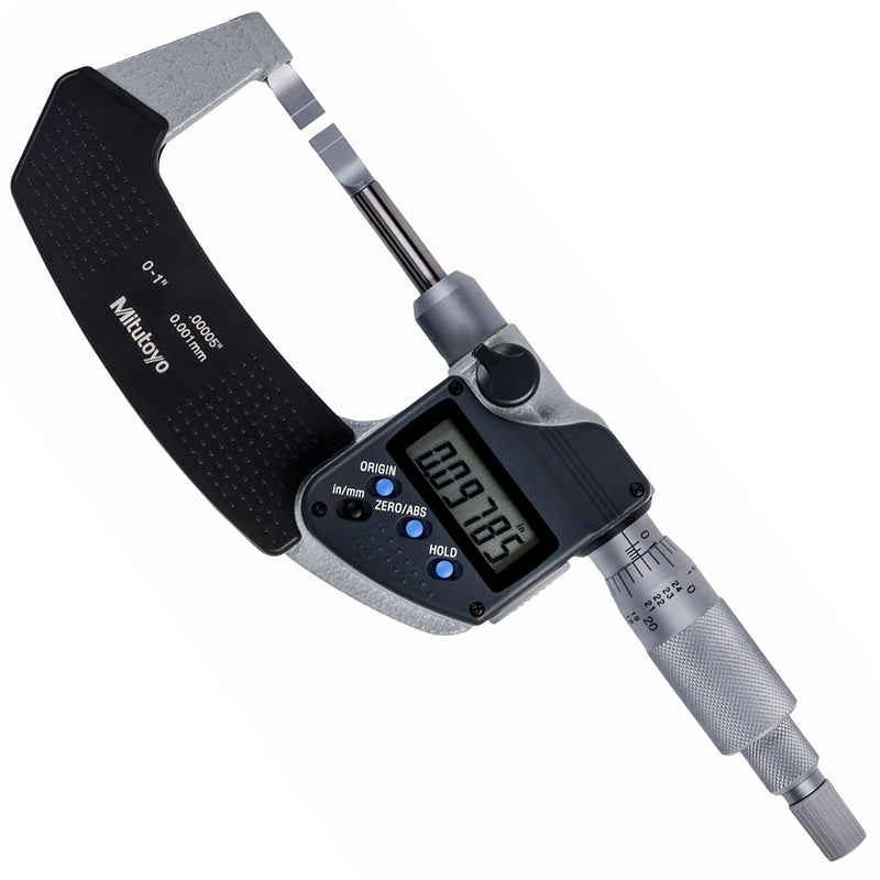 Panme điện tử Mitutoyo Series 422 - Blade Micrometers, None rotating, Dòng tiêu chuẩn, Hàm đo dẹp, trục đo không xoay
