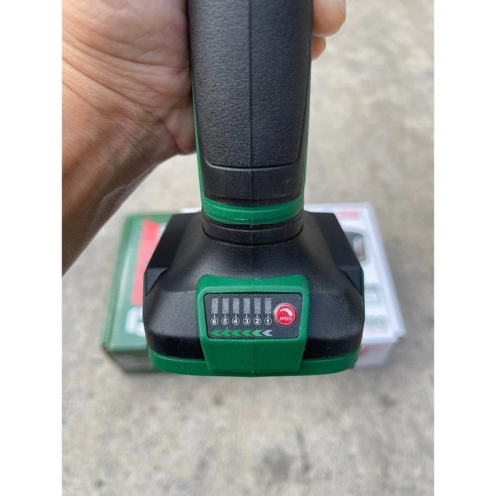 Máy mài góc Dekton M21-AG100PROMAX dùng pin 21V, đường kính lưỡi 100mm