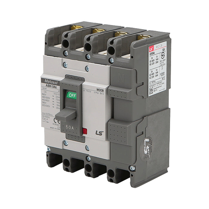 Cầu dao tự động MCCB 4P LS, tải danh định từ 15A ~ 1600A, dòng cắt từ 18kA ~ 75kA