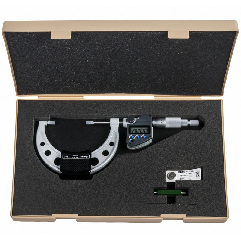 Panme điện tử Mitutoyo Series 422 - Blade Micrometers, None rotating, Dòng tiêu chuẩn, Hàm đo dẹp, trục đo không xoay