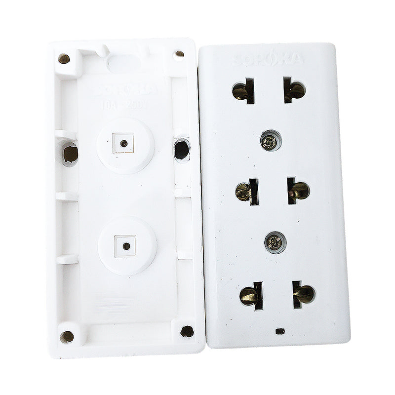 Chi tiết đế nhựa chịu nhiệt chống cháy bên trong ổ cắm SOPOKA E14
