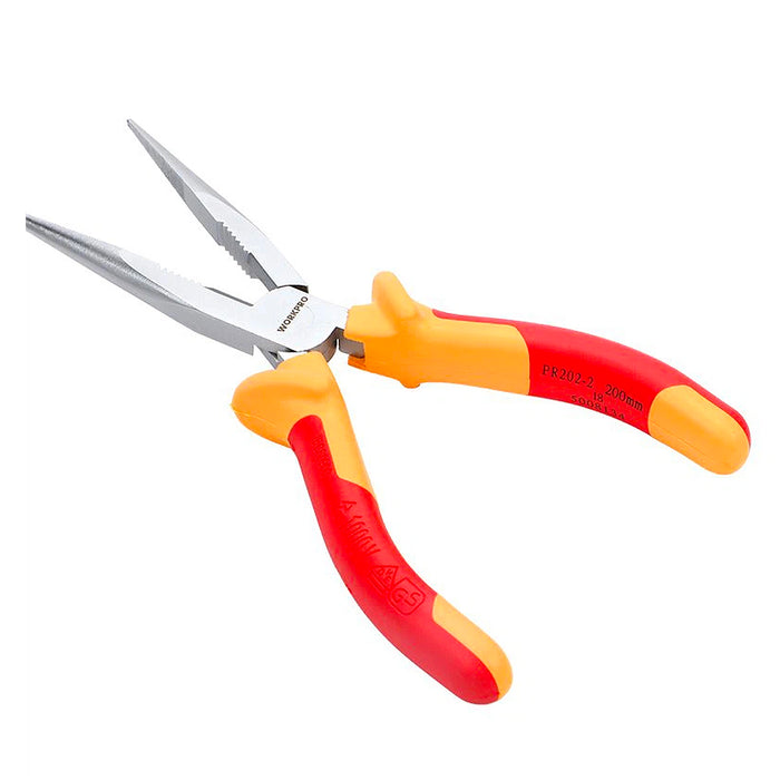 Kìm nhọn cách điện 1000V chuẩn VDE, thép CR-V Workpro