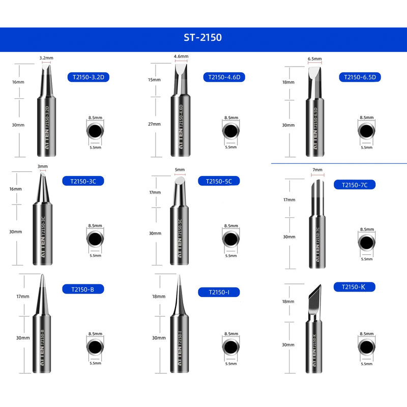 Phụ kiện mũi hàn Atten T2150 Series