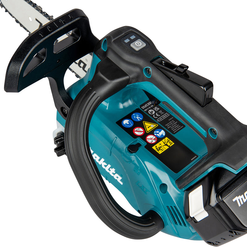 Máy cưa xích Makita DUC258 dùng Pin 18V LXT, chiều dài lam 200mm - 250mm