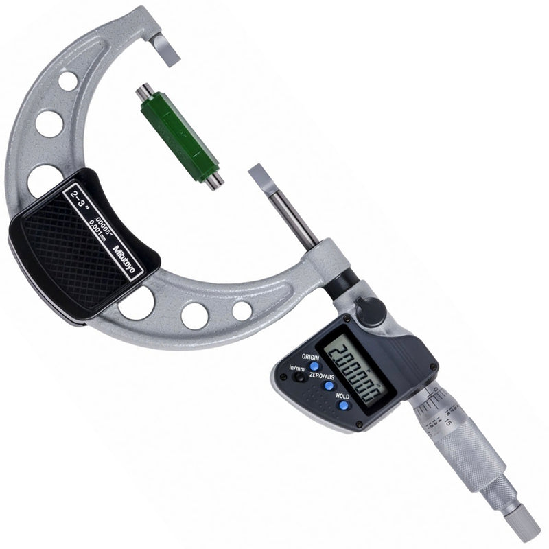 Panme điện tử Mitutoyo Series 422 - Blade Micrometers, None rotating, Dòng tiêu chuẩn, Hàm đo dẹp, trục đo không xoay