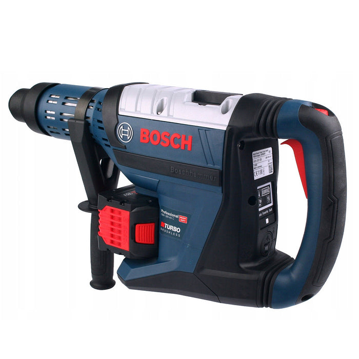 Máy khoan bê tông dùng Pin 18V Bosch GBH 18V-45 C, đầu khoan SDS-Max, Lực búa 12.5J mã số 0611913080 (Chỉ có thân máy, không kèm pin và sạc)