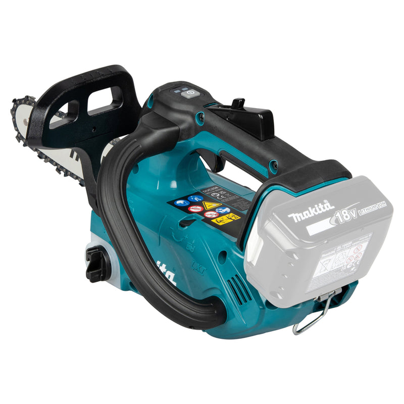 Máy cưa xích Makita DUC258 dùng Pin 18V LXT, chiều dài lam 200mm - 250mm