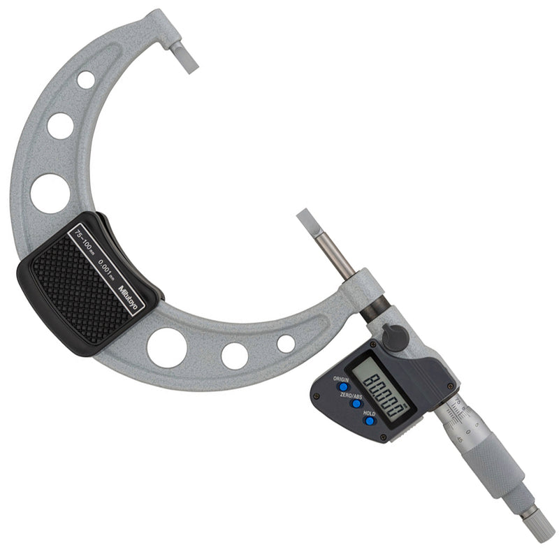 Panme điện tử Mitutoyo Series 422 - Blade Micrometers, None rotating, Dòng tiêu chuẩn, Hàm đo dẹp, trục đo không xoay