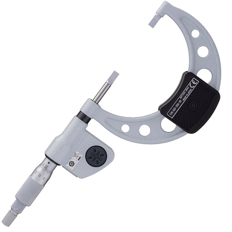 Panme điện tử Mitutoyo Series 422 - Blade Micrometers, None rotating, Dòng tiêu chuẩn, Hàm đo dẹp, trục đo không xoay