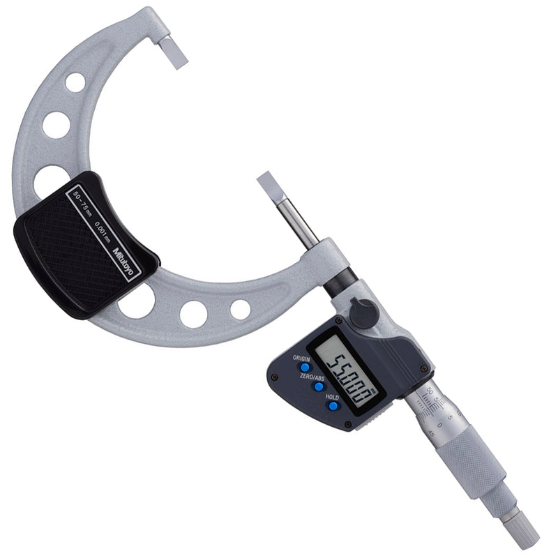 Panme điện tử Mitutoyo Series 422 - Blade Micrometers, None rotating, Dòng tiêu chuẩn, Hàm đo dẹp, trục đo không xoay