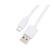 Dây sạc Micro USB SOPOKA DQ-01 màu trắng 1m, sạc nhanh, truyền dữ liệu ổn định, tương thích điện thoại Android, loa, sạc dự phòng.