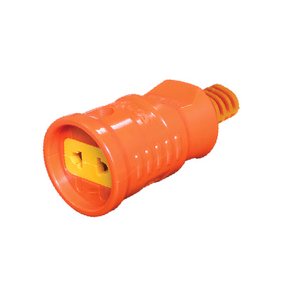 Phích cái siêu chịu tải SOPOKA A3000W-Đ màu cam, chống va đập, chịu tải 3000W, chuyên dùng cho máy hàn, máy cắt.