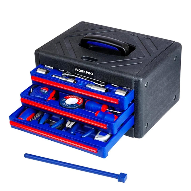 Tủ đồ nghề mini 3 ngăn kéo có 25 món dụng cụ Workpro W009022 (mã mới WP209028)