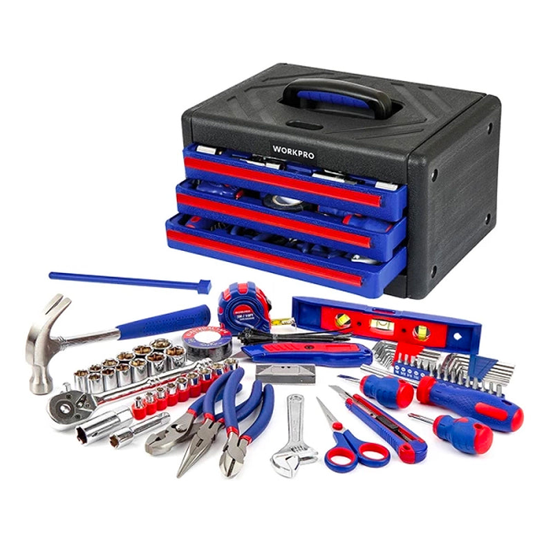 Tủ đồ nghề mini 3 ngăn kéo có 25 món dụng cụ Workpro W009022 (mã mới WP209028)