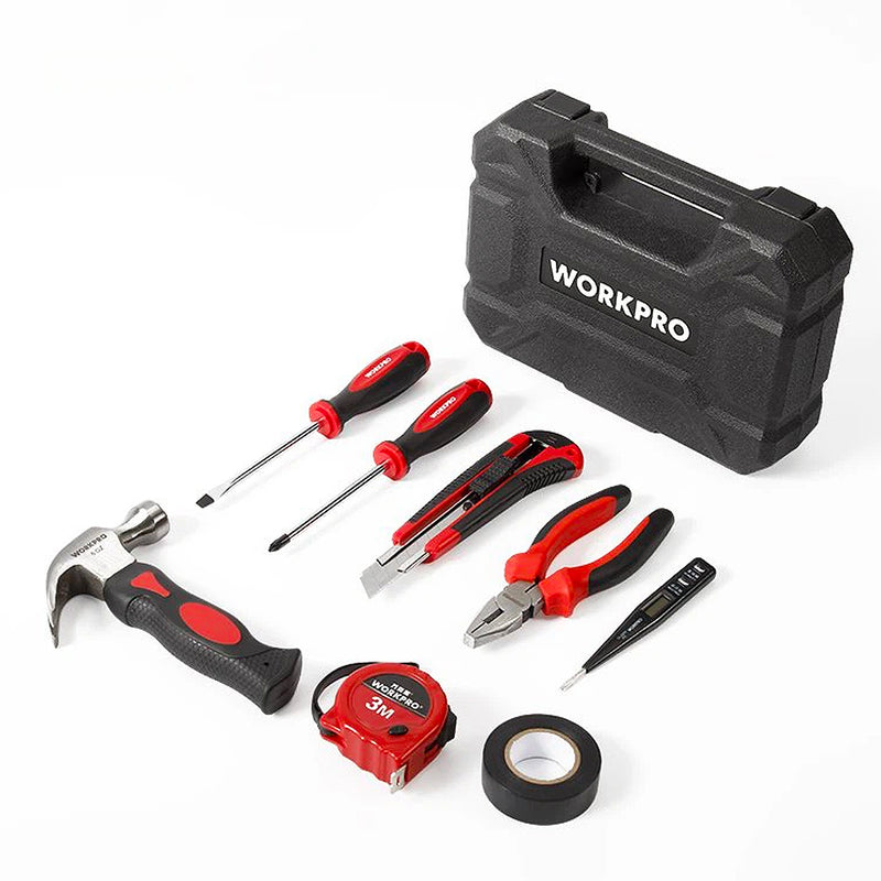 Bộ đồ nghề 8 món cơ bản đựng trong vali nhựa nhỏ Workpro WP209001