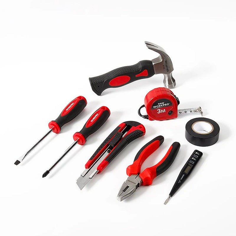 Bộ đồ nghề 8 món cơ bản đựng trong vali nhựa nhỏ Workpro WP209001