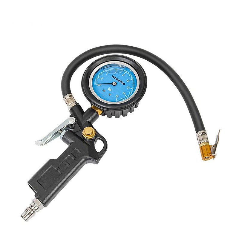 Súng bơm hơi khí kén có đồng hồ đo Workpro WP314063