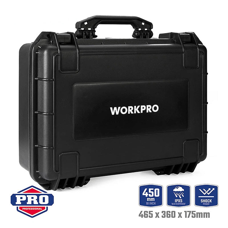 Vali nhựa chống sốc và chống thấm nước IP5, kích thước 460mm (18 inches) Workpro WP283004