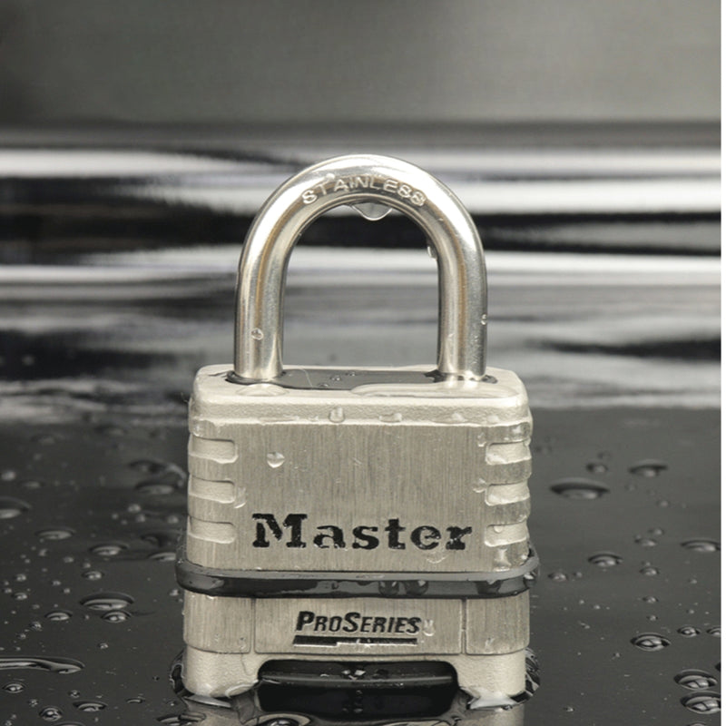 Ổ khóa số Master Lock 1174D, thân khóa bằng Inox cao cấp, 4 cọc số
