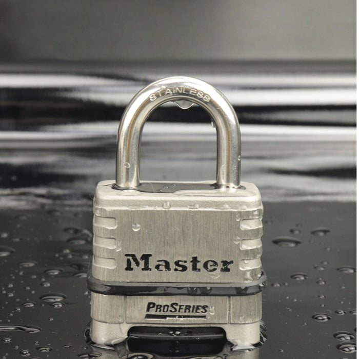 Ổ khóa số Master Lock 1174D, thân khóa bằng Inox cao cấp, 4 cọc số