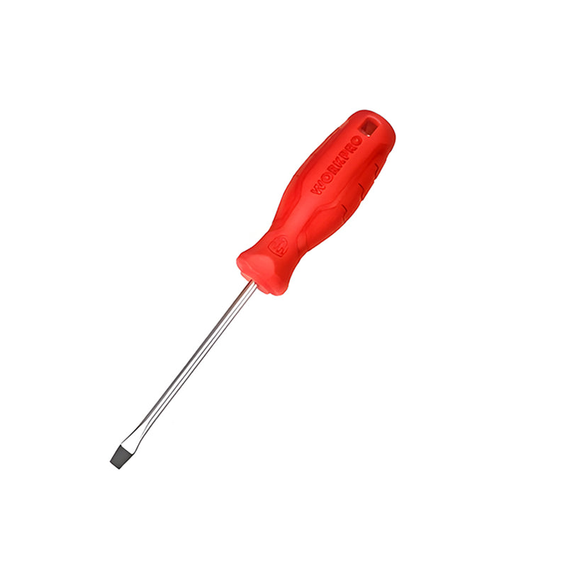 Tua vít đầu dẹp thép CR-V, có nam châm mạ chrome chống gỉ Workpro