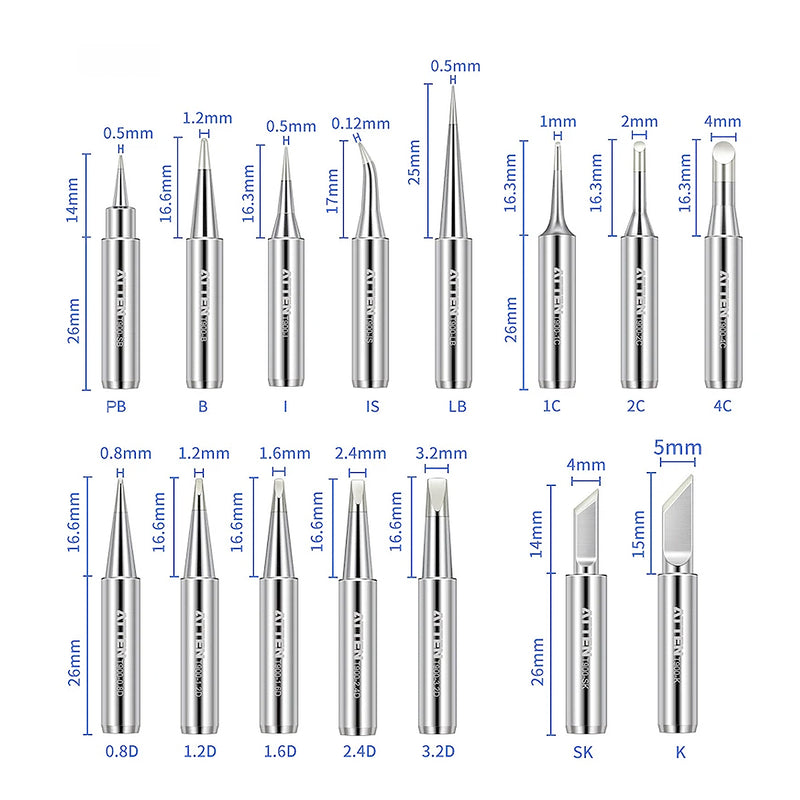 Phụ kiện mũi hàn chì ATTEN T900 Series