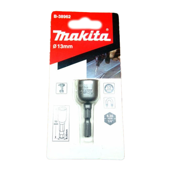 Mũi vít bắn tôn Makita kích thước mũi từ 6mm-13mm, chiều dài 50mm đuôi lục giác 6.35mm ( 1/4 inch )