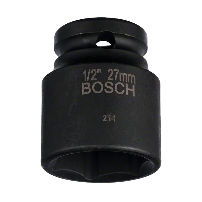 Đầu tuýp Bosch cốt 1/2 inch, đầu 10mm - 27mm, dài 34mm