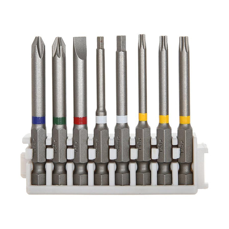 Bộ mũi vặn vít 8 chi tiết Bosch 2608522417 cứng ngắn 65mm (Extra hard)