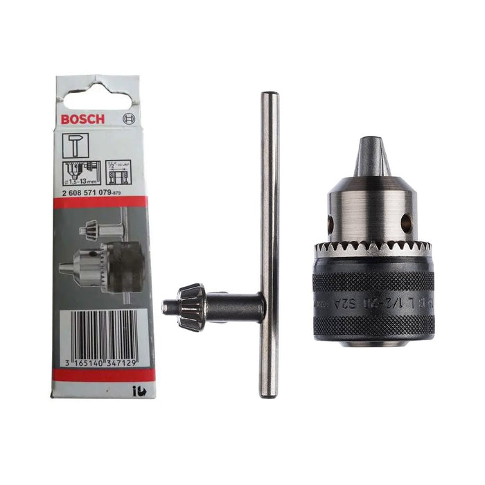 Đầu khoan có khóa Bosch 2608571079 cốt 1/2 inch - 20 UNF, đầu kẹp 13mm