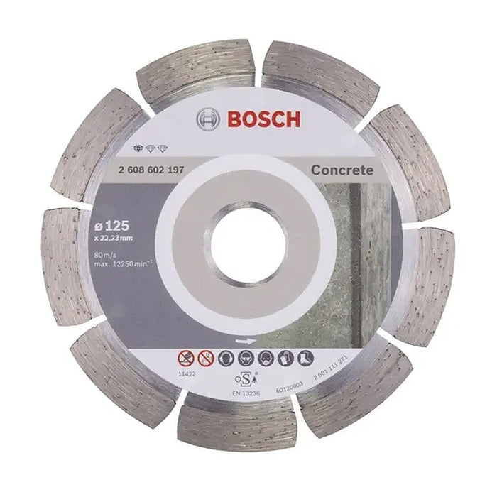 Lưỡi cắt kim cương dùng cho bê tông Bosch đường kính từ 180mm - 230mm, lỗ cốt 22.2mm (Standard for Concrete)