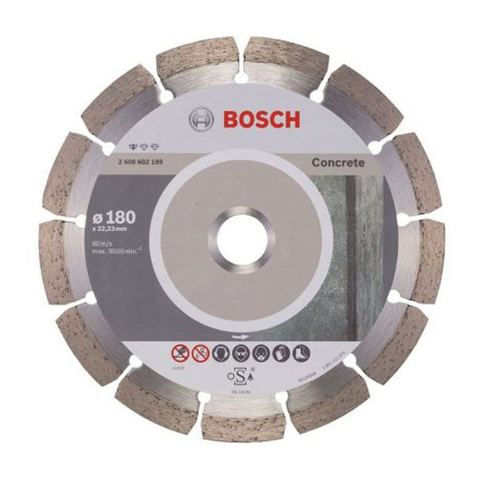 Lưỡi cắt kim cương dùng cho bê tông Bosch đường kính từ 180mm - 230mm, lỗ cốt 22.2mm (Standard for Concrete)