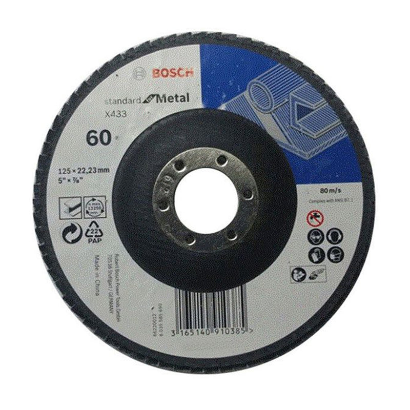 Đá nhám xếp P120 Ø100mm (linh hoạt) Bosch 2608603703