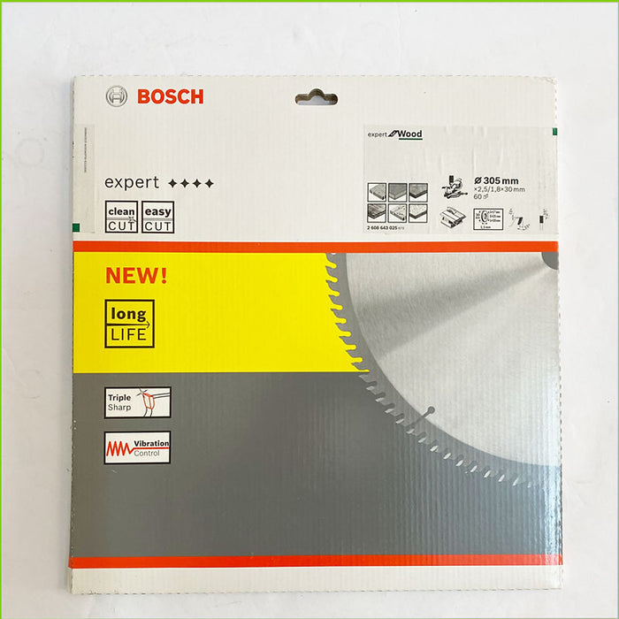 Lưỡi cưa gỗ chuyên dụng Bosch đường kính 235mm - 356mm, 40 răng - 100 răng, lỗ cốt 30mm (Dòng Expert)