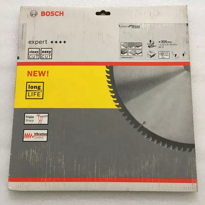 Lưỡi cưa gỗ chuyên dụng Bosch đường kính 235mm - 356mm, 40 răng - 100 răng, lỗ cốt 30mm (Dòng Expert)