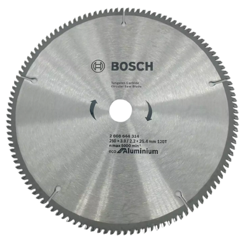 Lưỡi cưa nhôm Bosch 2608644314 đường kính 250mm, 120 răng, lỗ cốt 25.4mm (Dòng tiết kiệm)
