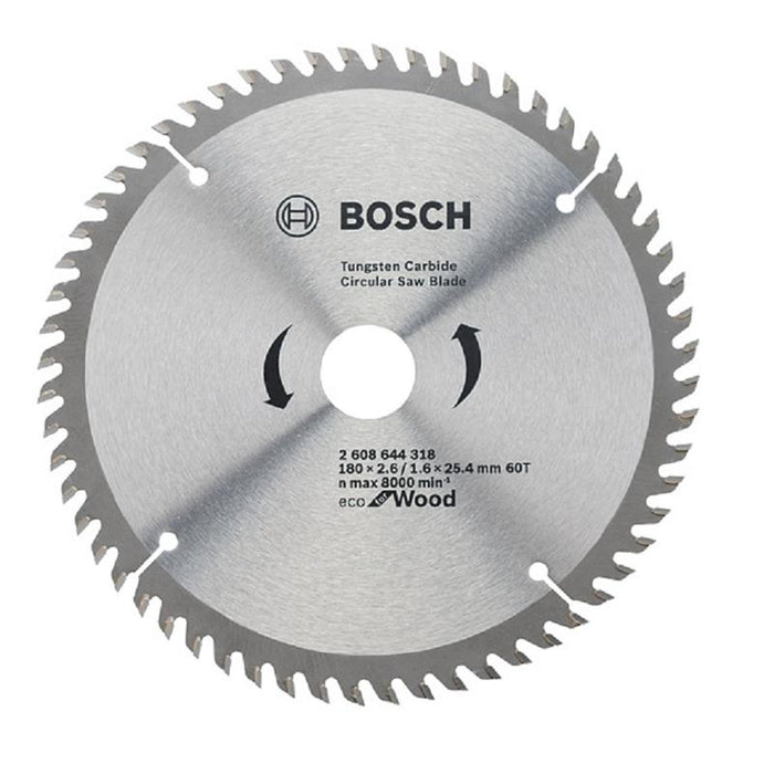 Lưỡi cưa gỗ dân dụng Bosch đường kính từ 180mm - 250mm, 24 răng - 120 răng, lỗ cốt 25.4mm