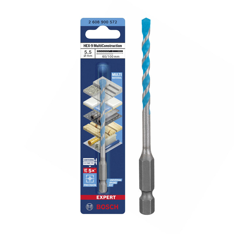 Mũi khoan đa năng Hex-9 Bosch đường kính mũi từ 3mm - 16mm, đuôi lục giác