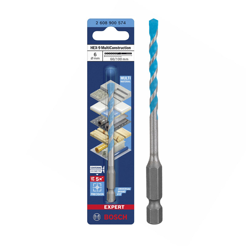 Mũi khoan đa năng Hex-9 Bosch đường kính mũi từ 3mm - 16mm, đuôi lục giác