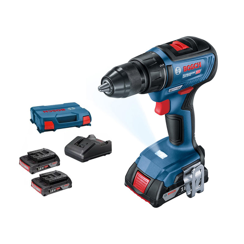 Máy khoan gỗ thép Bosch GSR 18V-50 dùng Pin 18V, đầu kẹp 13mm