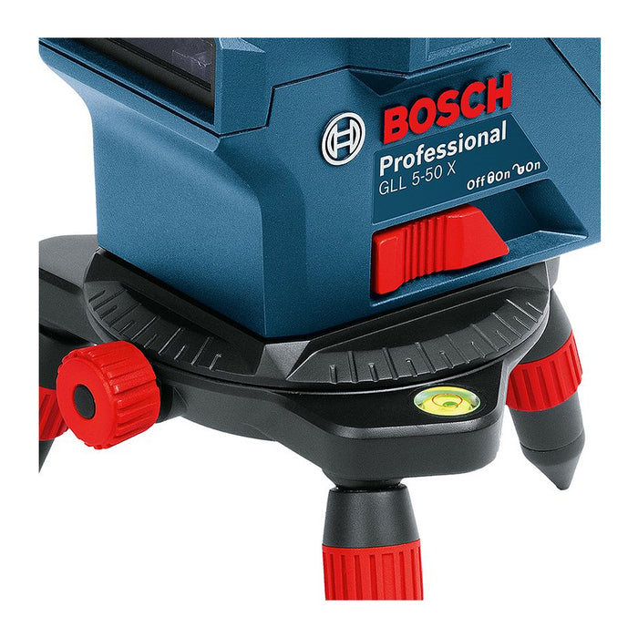 Máy cân mực tia Laser đỏ BOSCH GLL 5-50 X (Mã sản phẩm: 0601063N80)