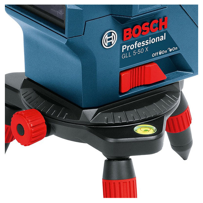 Máy cân mực Laser 5 tia đỏ Bosch GLL 5-50 X đo tối đa 15m