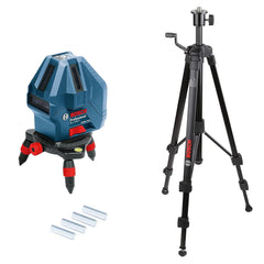 Bosch GLL 5-50 X + BT 150 ( mã số 0601063N81 ): Thân máy kèm giá đở 3 chân BT 150