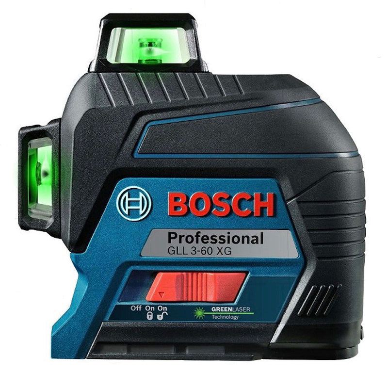 Máy cân mực Laser 3 tia xanh 360° Bosch GLL 3-60 XG đo tối đa 60m mã số 0601063ZK0
